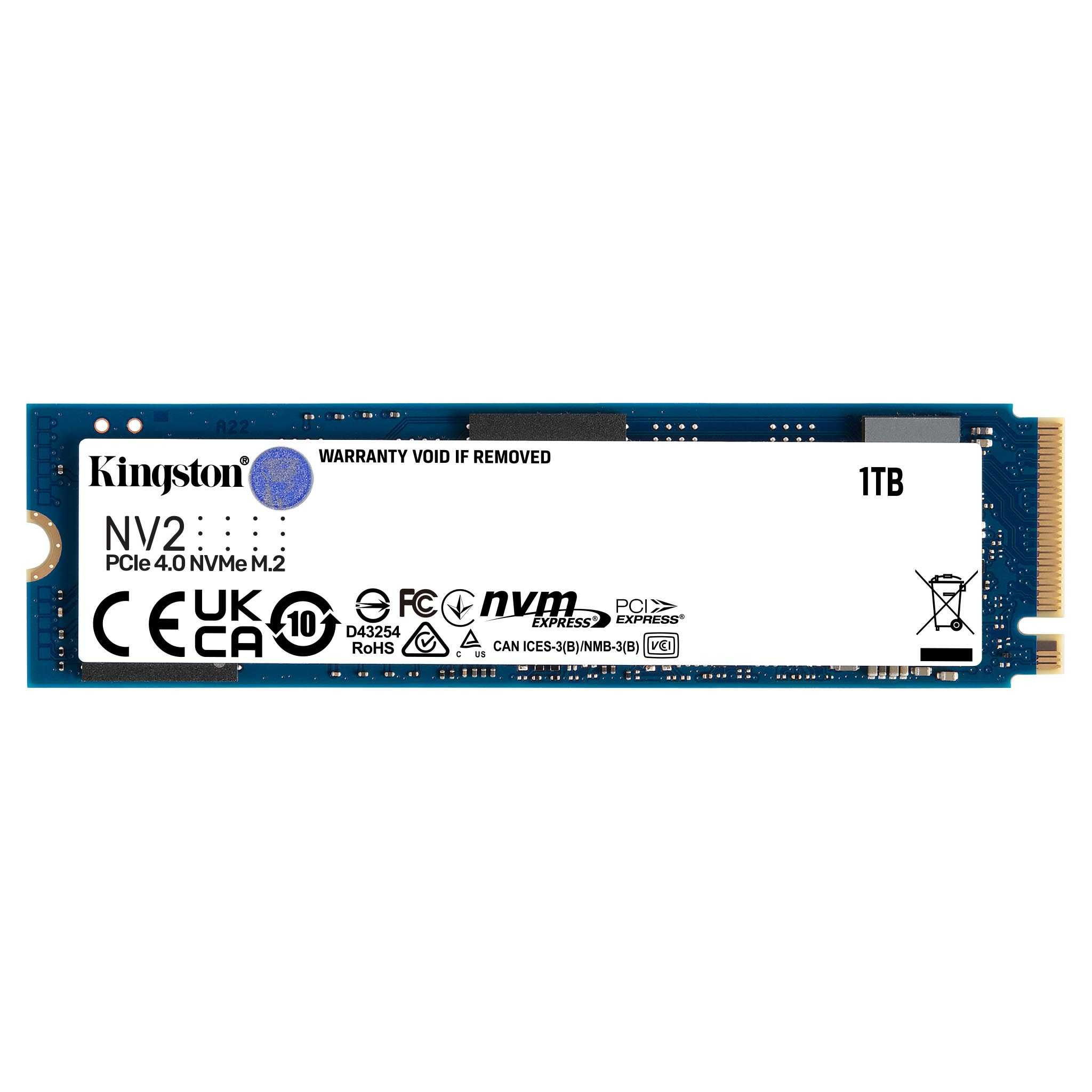 Kingston NV2 1TB M.2 PCIe Gen 4.0 NVMe SSD